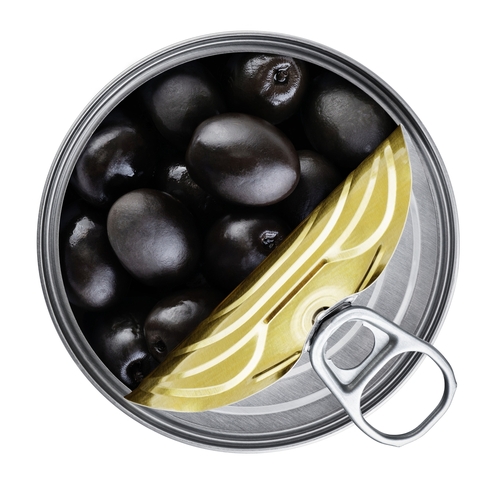 TIN OLIVES BLACK