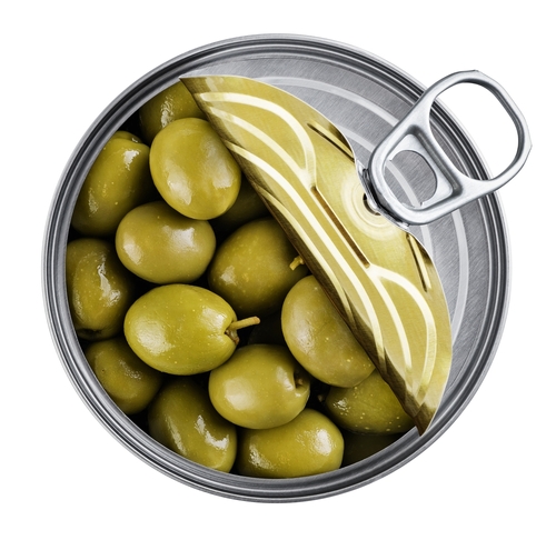 TIN OLIVES GREEN